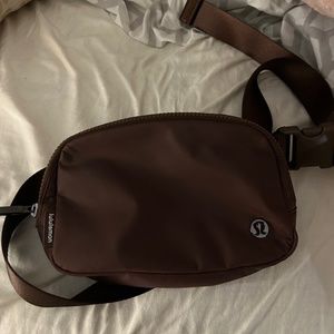 Lululemon brown belt bag